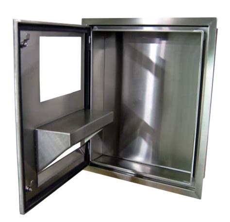 stainless steel display enclosure|stainless steel enclosure covers.